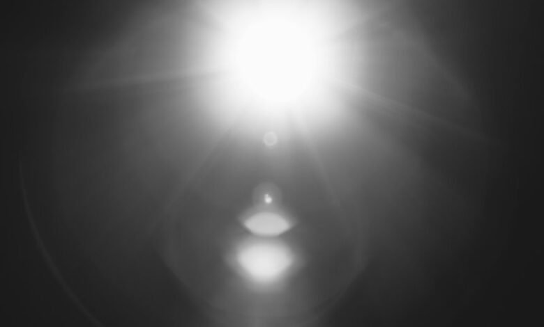 photography with lens flare